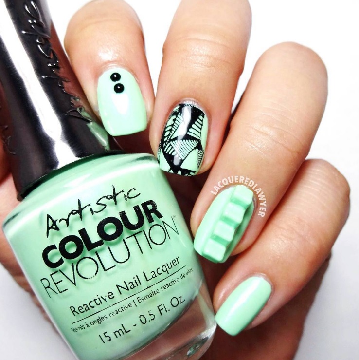Step Into Spring With Artistic Urban Distressed Nail Art!